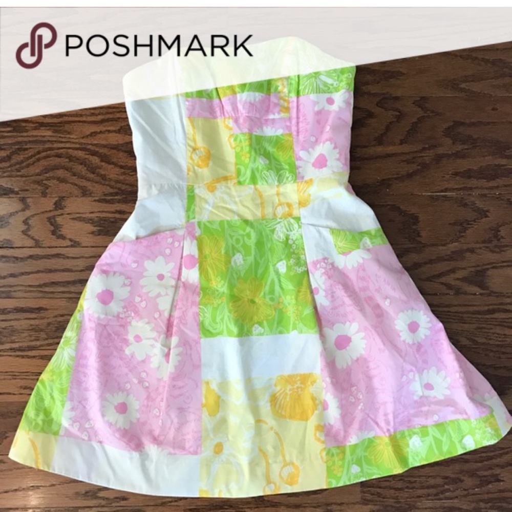 Lilly Pulitzer strapless dress